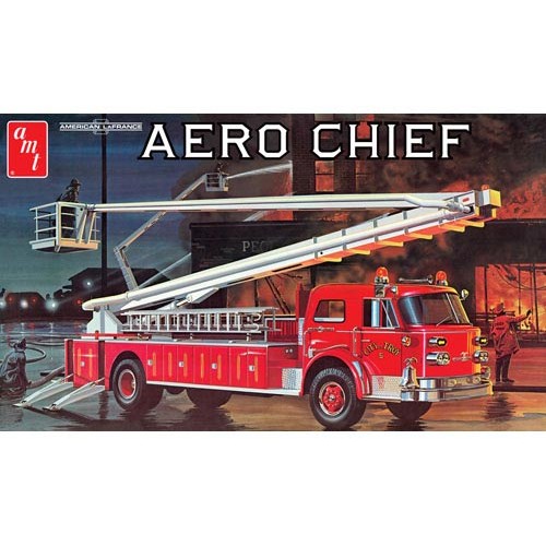 Plastimodelo Caminhão de Bombeiros Aero Chief American Lafrance 1:25