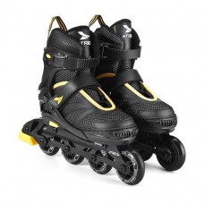 Patins Inline Regulável Tamanho 33-36 M Preto/Amarelo Atrio - ES306