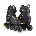 Patins Inline Regulável Tamanho 33-36 M Preto/Amarelo Atrio - ES306