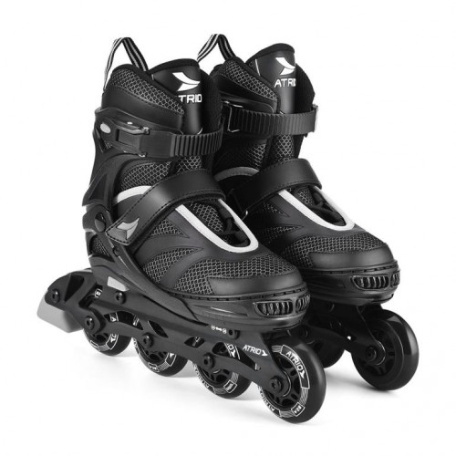 Patins Inline Regulável Tamanho 41-44 M Preto/Cinza Atrio - ES445