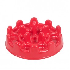 Comedouro Lento Funcional Mini Pet Fit Pet Games Vermelho