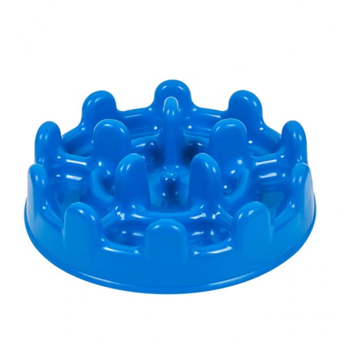 Comedouro Lento Funcional Mini Pet Fit Pet Games Azul