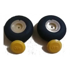 Roda leve 65mm com calotas