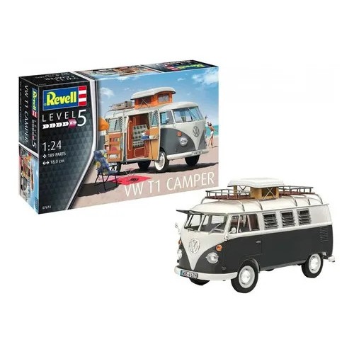 Plastimodelo Kombi VW T1 Camper 1:24