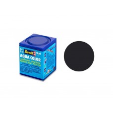 Tinta Aqua Color Revell Preto Fosco