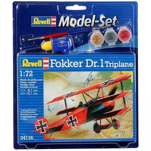Plastimodelo Fokker DR 1 Triplano 1:72