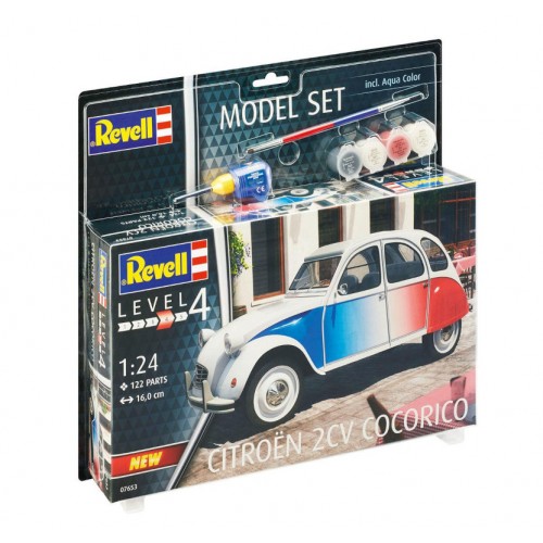 Plastimodelo Citroen 2CV Cocorico 1:24